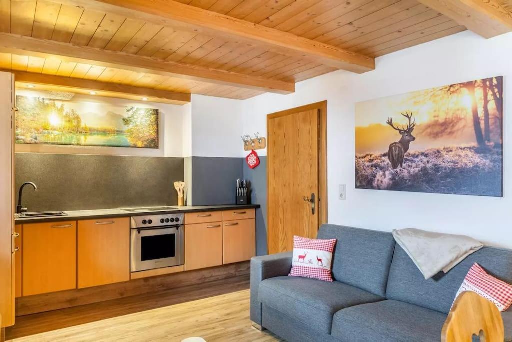 Ferienwohnung Gamsbock Panorama View Balkon, Gartensauna, Garten, Grillplatz ชตุมม์ ภายนอก รูปภาพ