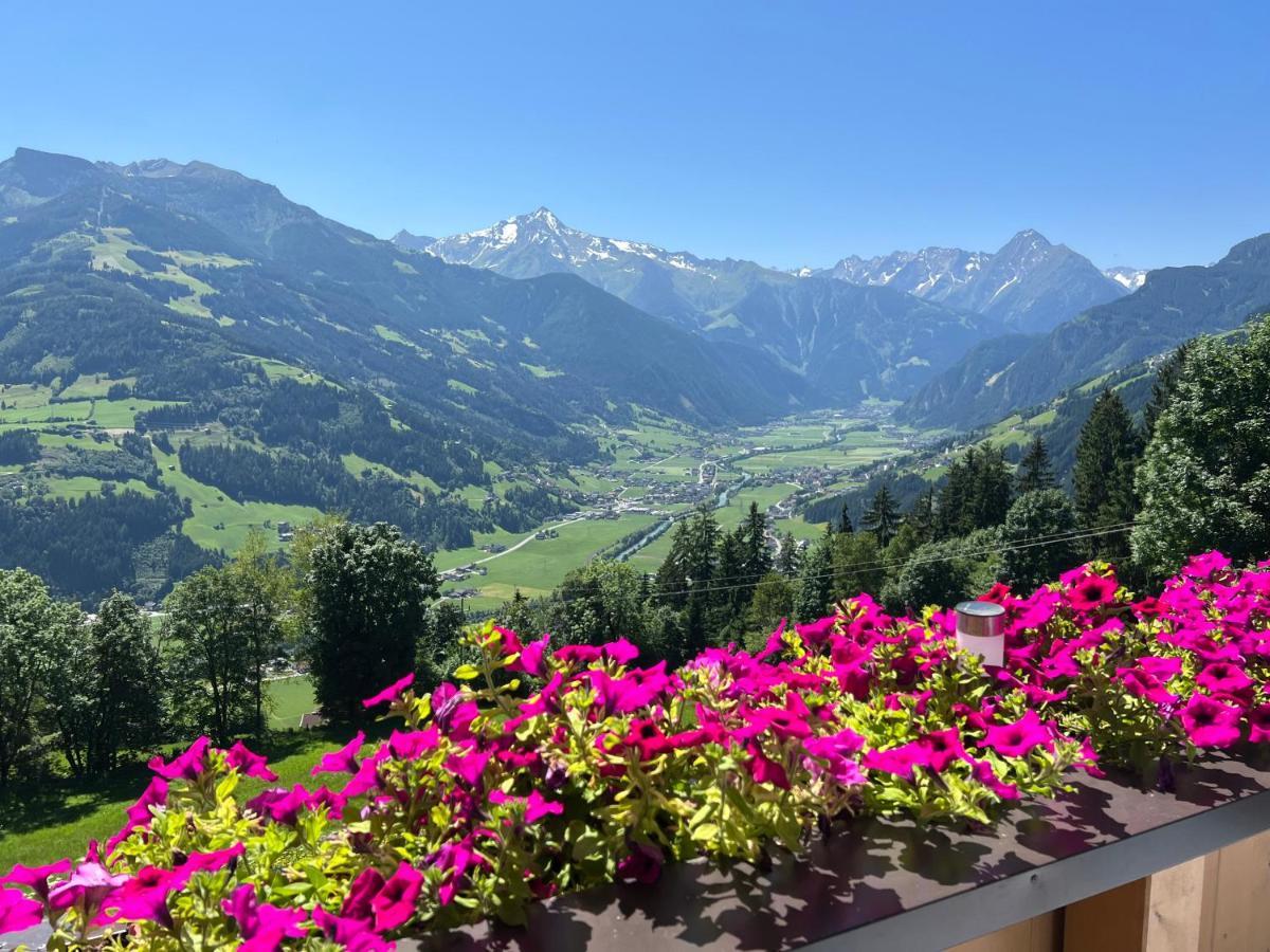 Ferienwohnung Gamsbock Panorama View Balkon, Gartensauna, Garten, Grillplatz ชตุมม์ ภายนอก รูปภาพ